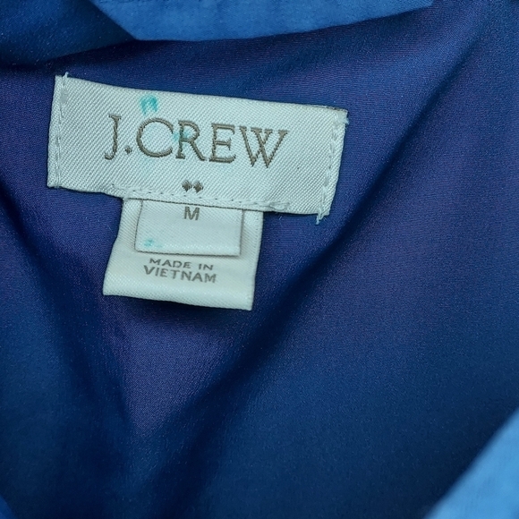 JCrew quilted puffer mercantile vest full zip front pockets navy blue M - Picture 9 of 11